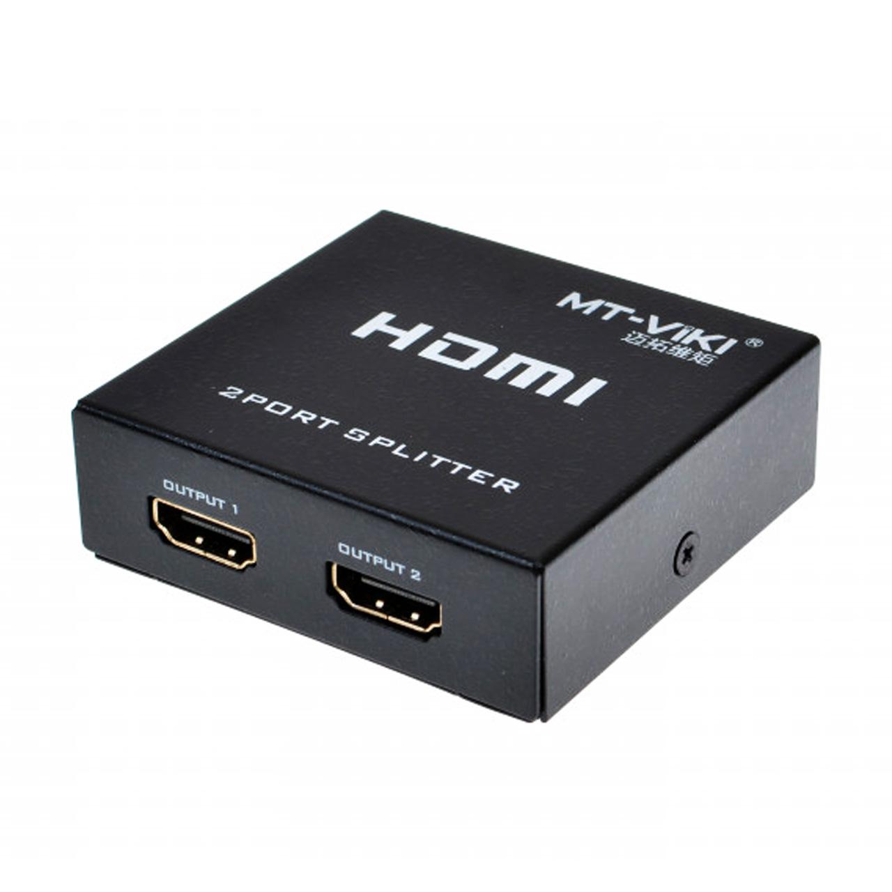 اسپلیتر 1 به 2 پورت HDMI 

MT-VIKI 2 Port HDMI Splitter 4K*2K Video