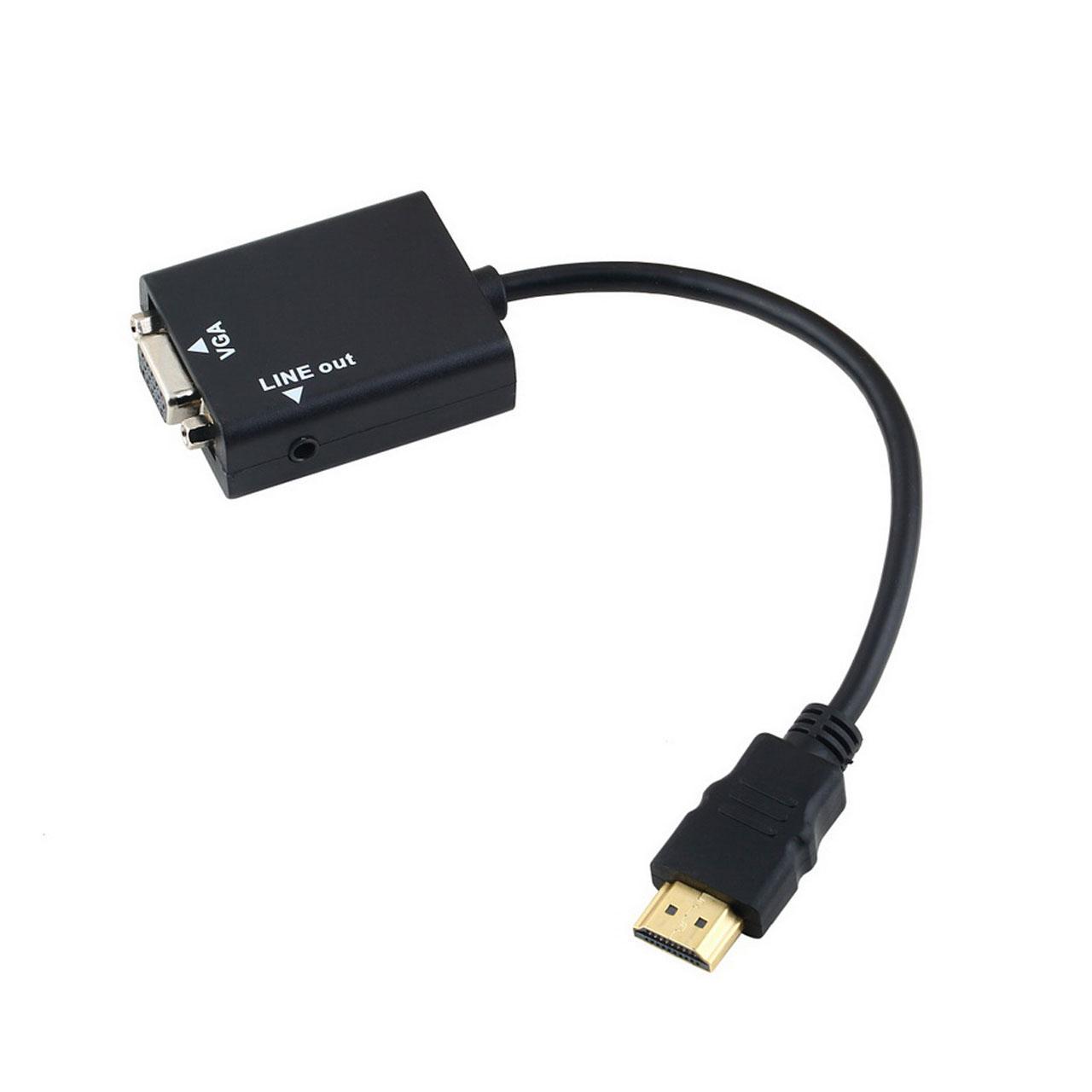 تبدیل HDMI به VGA به همراه خروجی صدا hd-conversion